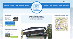 Desktop Screenshot of penzion-nike.cz