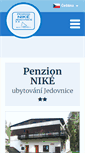 Mobile Screenshot of penzion-nike.cz